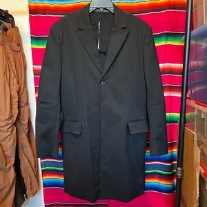 Chapter Jord Overcoat Black Size Large Wool Blend